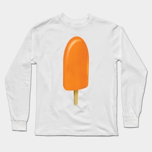 Orange single popsicle Long Sleeve T-Shirt